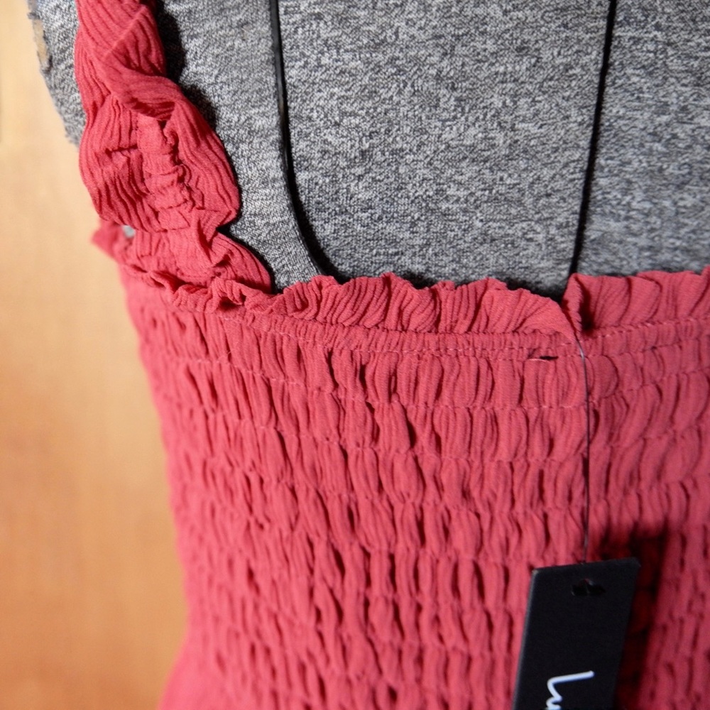 NWT Lulu’s Tiered Midi Dress - Picture 10 of 16